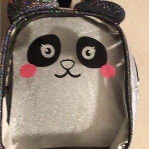 Little kitty glitter book bag